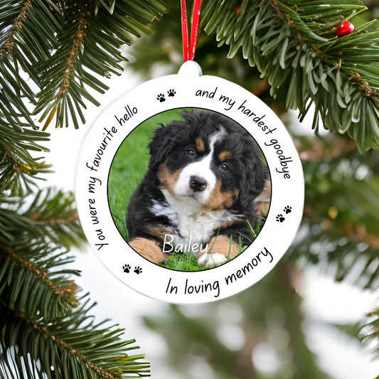 Animal Memorial Ornament