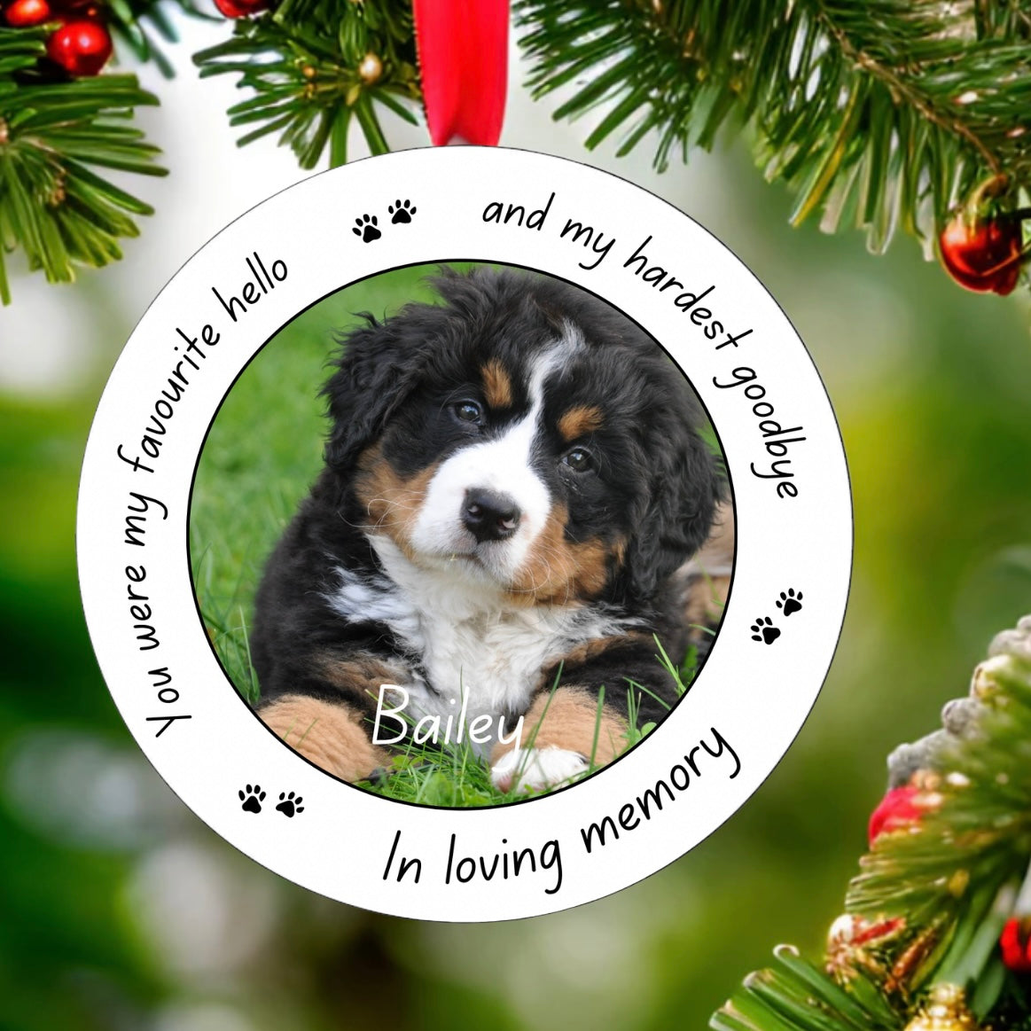 Animal Memorial Ornament