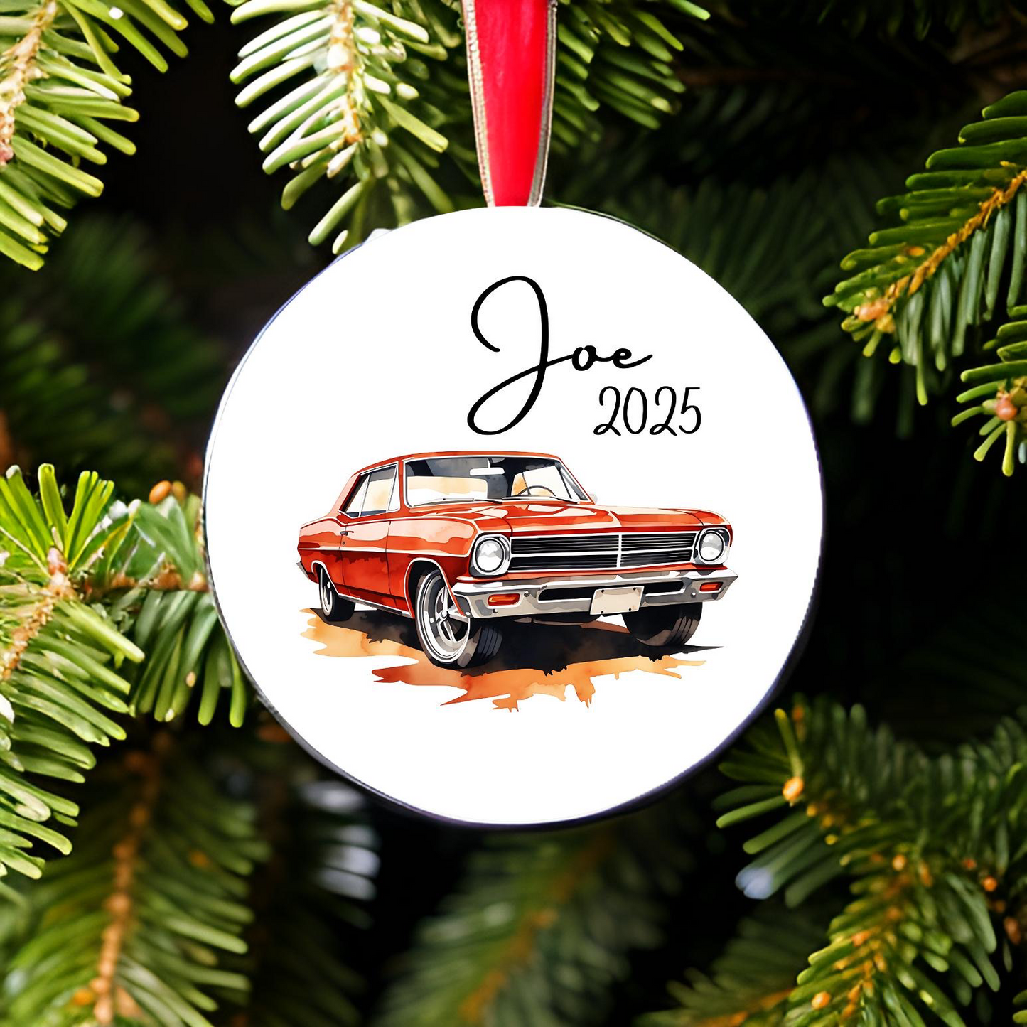 Vintage Car Ornament