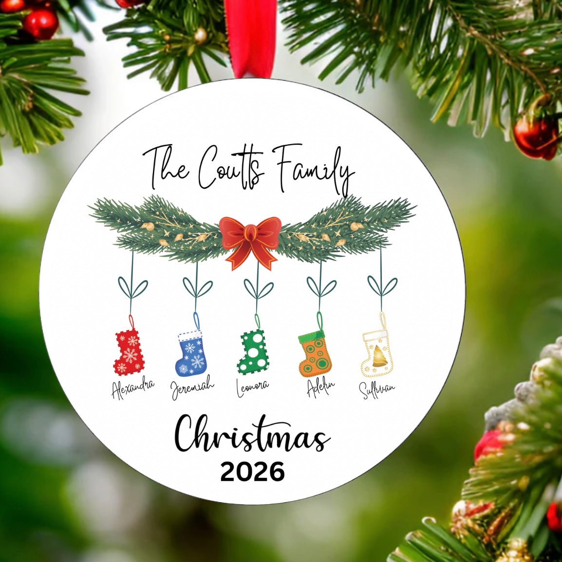 Family Christmas Ornament