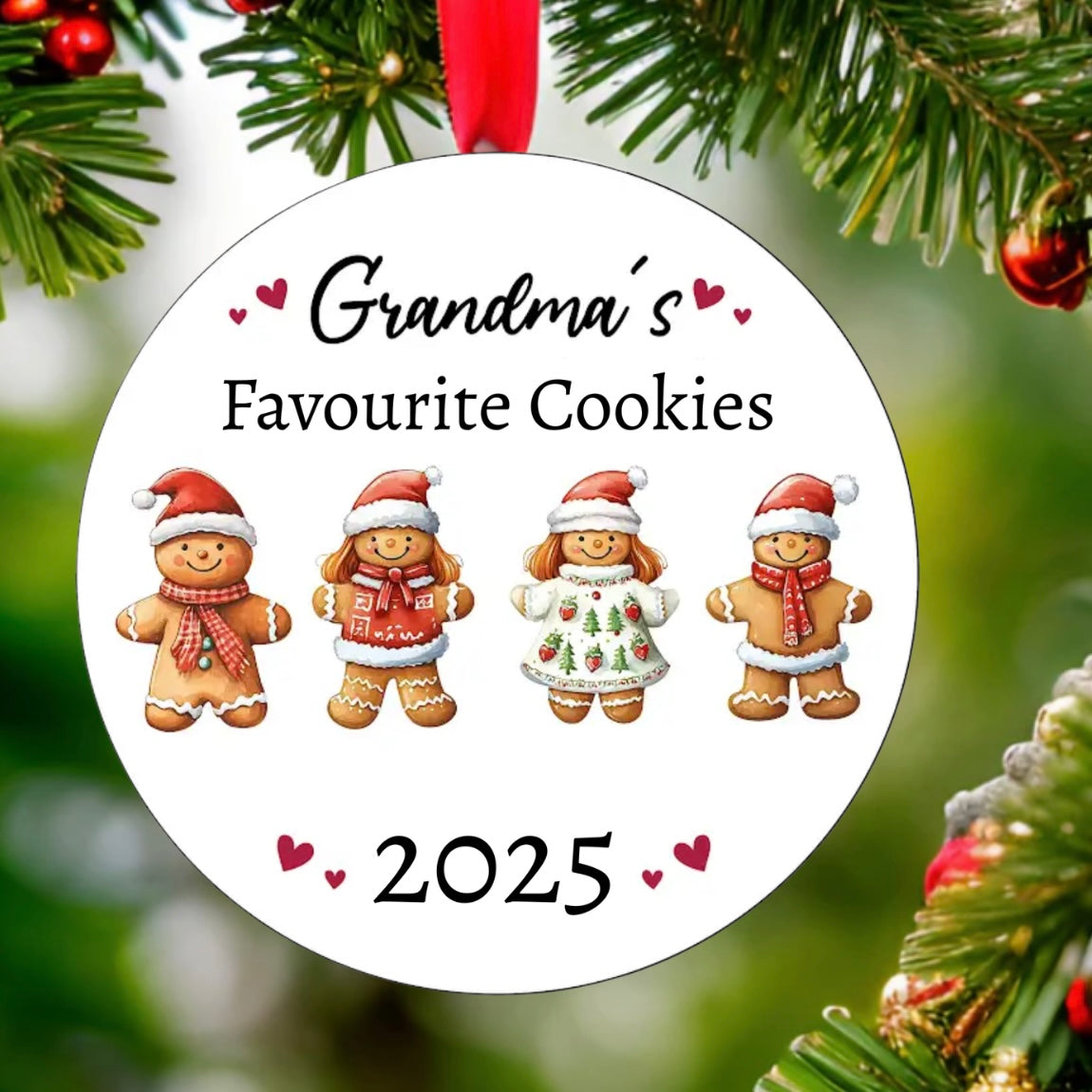 Grandmas Favourite Cookies Ornament