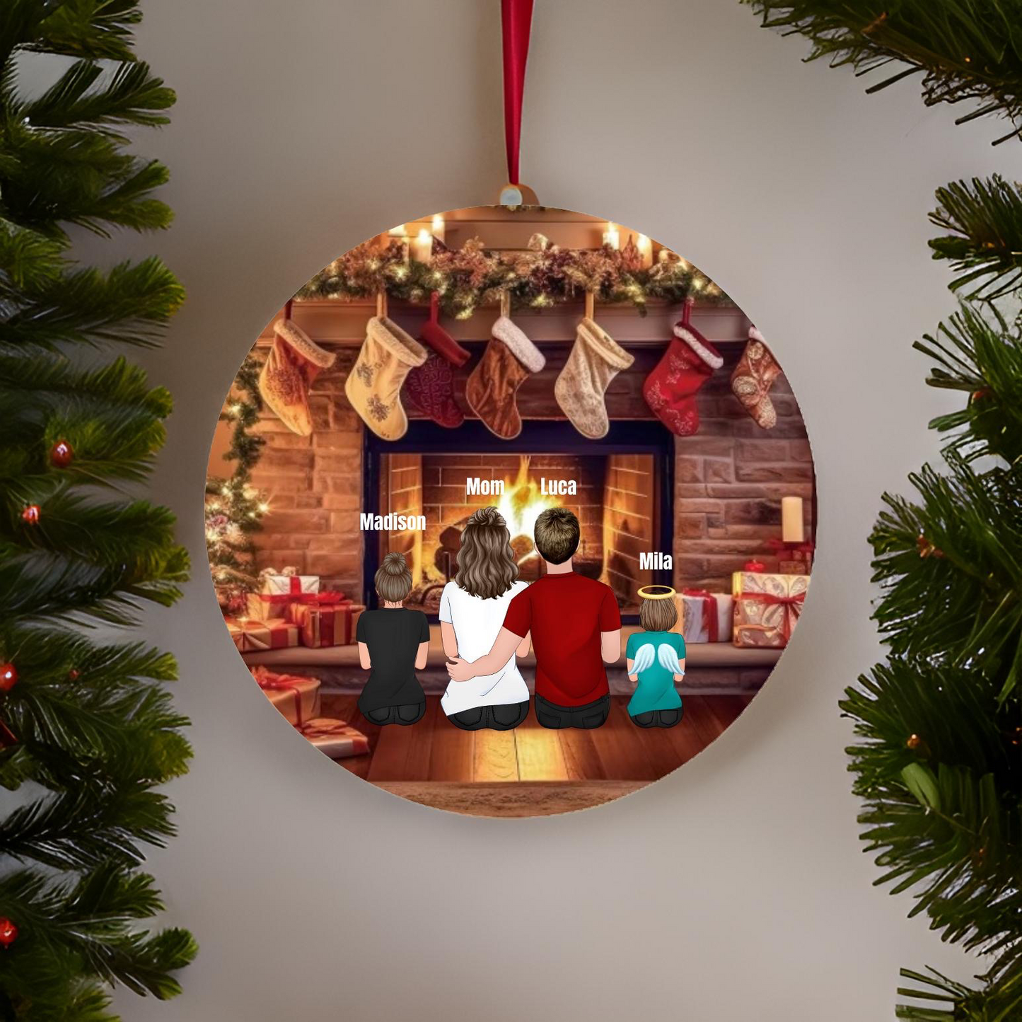 Memorial Fireplace Ornament