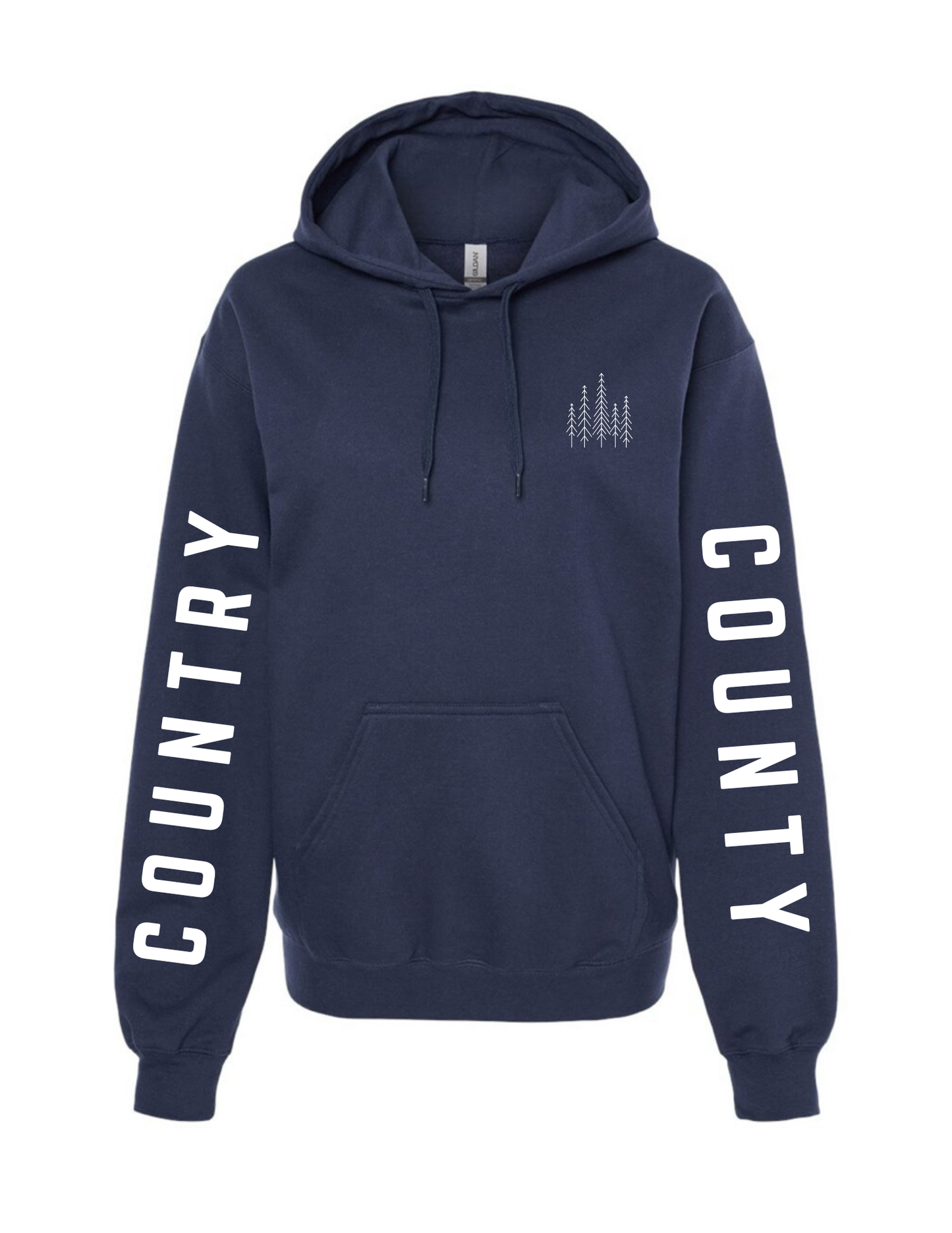 Country County Navy Hoodie