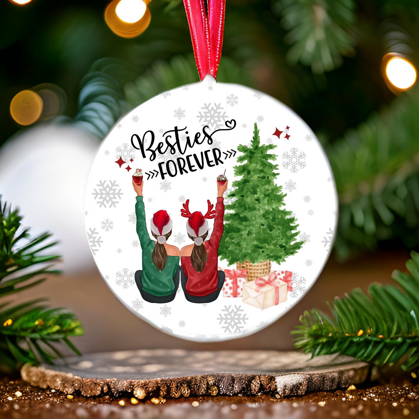 Besties Ornament