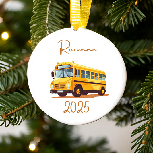 School Bus Ornament