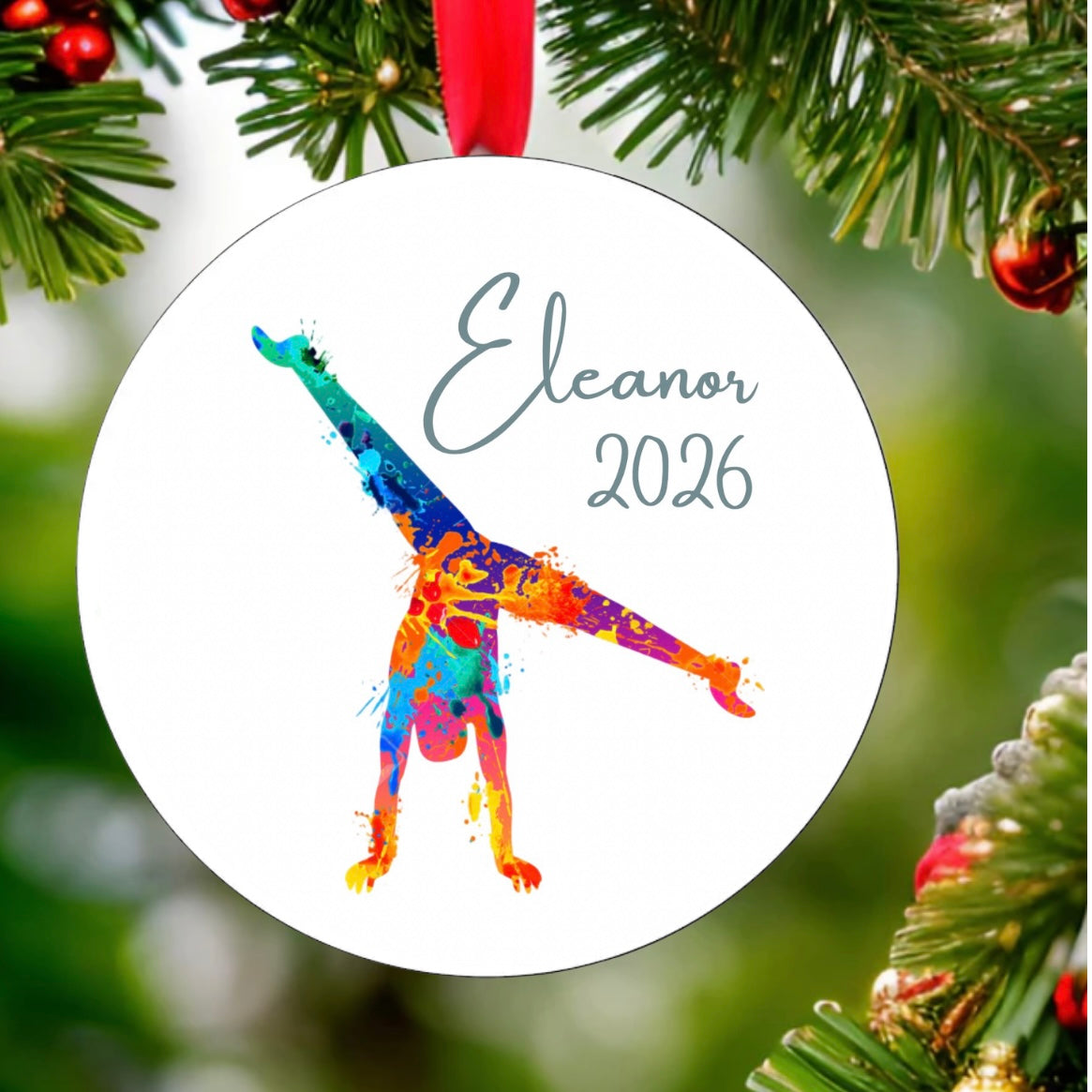 Gymnastics Ornament