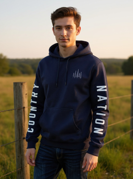 Country Nation Navy Hoodie