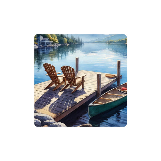 Adirondack, Chairs, Lake, Boat, Magnet, Household, Gifts For Her, Refrigerator Magnet, Hold Things, Christmas Gifts, Gifts For Him