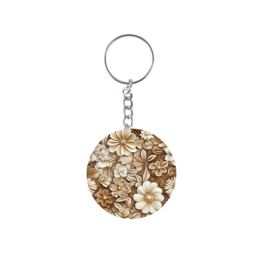 Keychain, Bohemian, Flowers, Keys, Key Tag, Gifts For Her, Gifts For Christmas, Organization