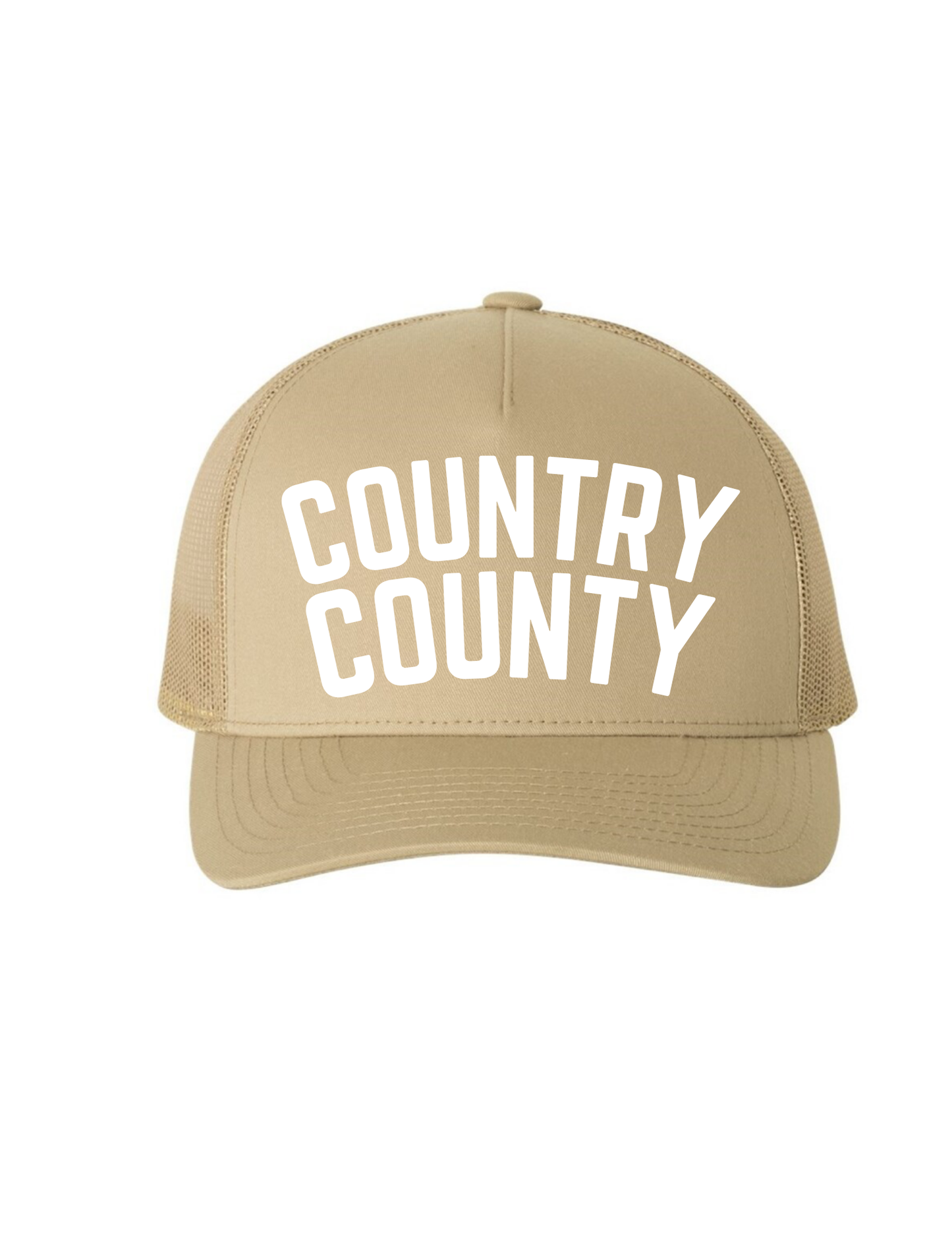 Country County Khaki Trucker Hat