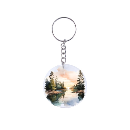 Keychain, Evening Sunsets, Keys, Key Tag, Gifts For Her, Gifts For Christmas, Organization