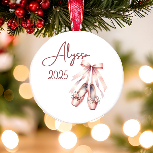 Ballerina Shoes Ornament