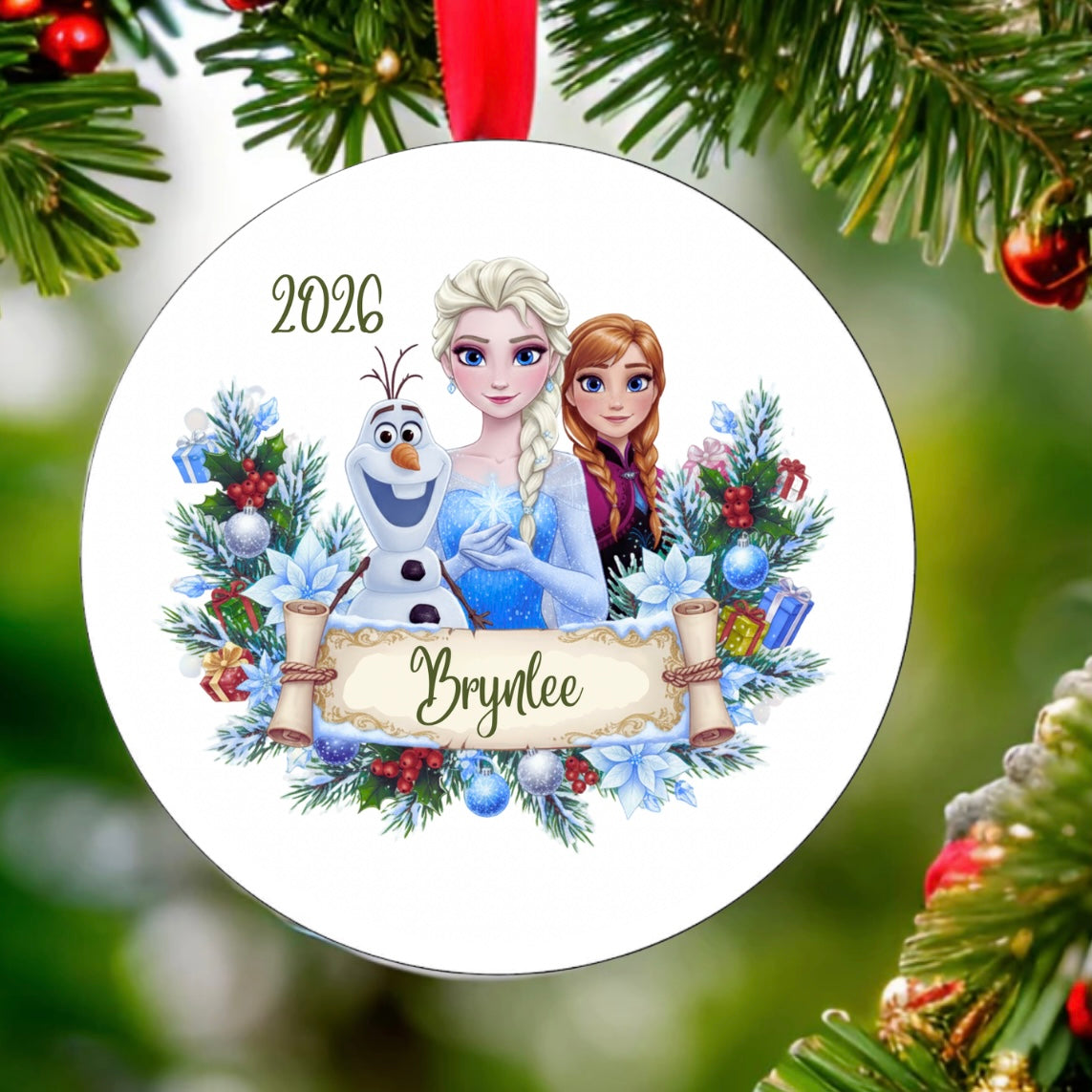 Frozen and Olaf Ornament