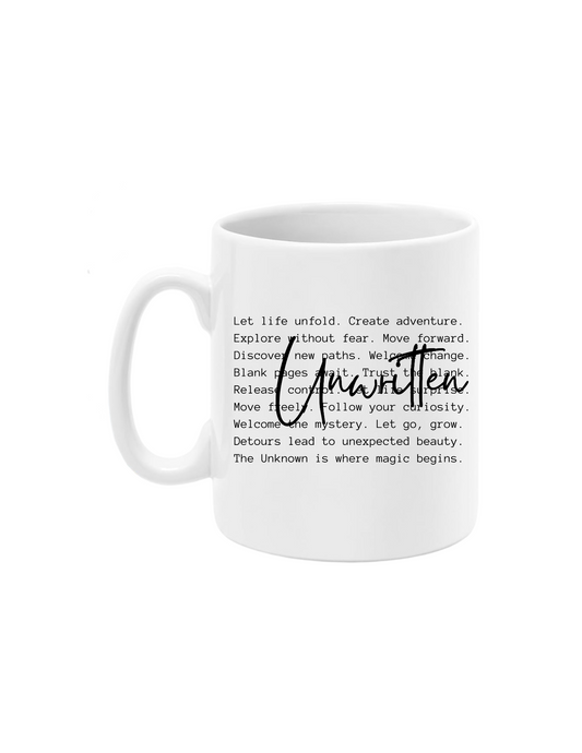Unwritten Typewriter, Mug