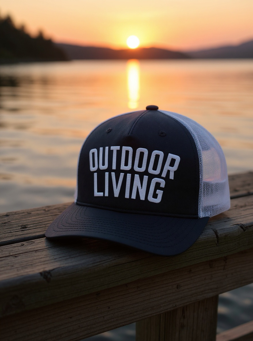 Outdoor Living Navy Trucker Hat
