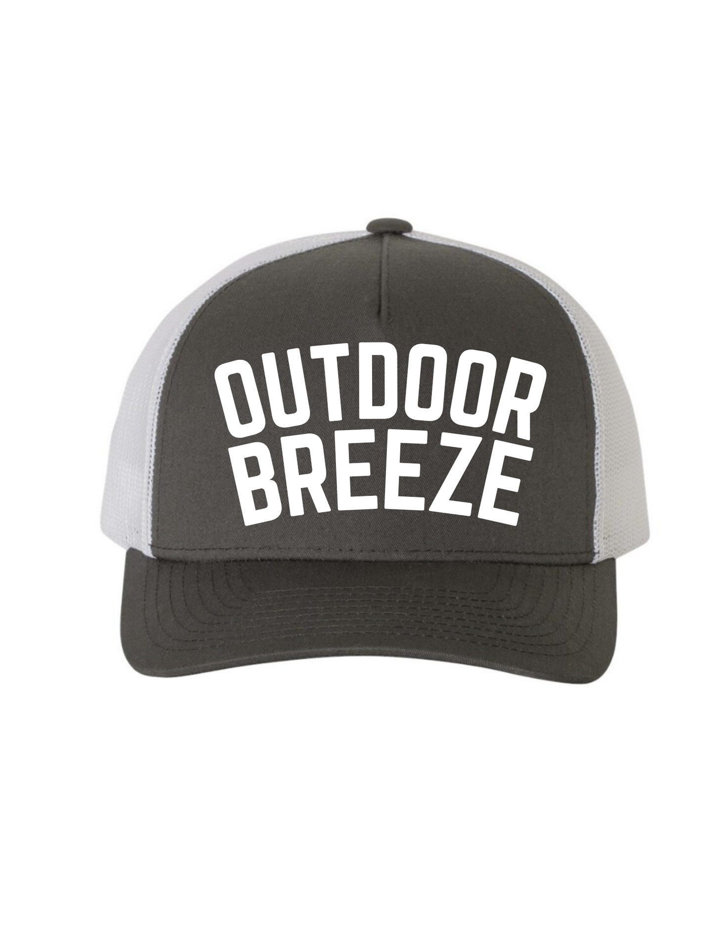 Outdoor Breeze Charcoal Trucker Hat