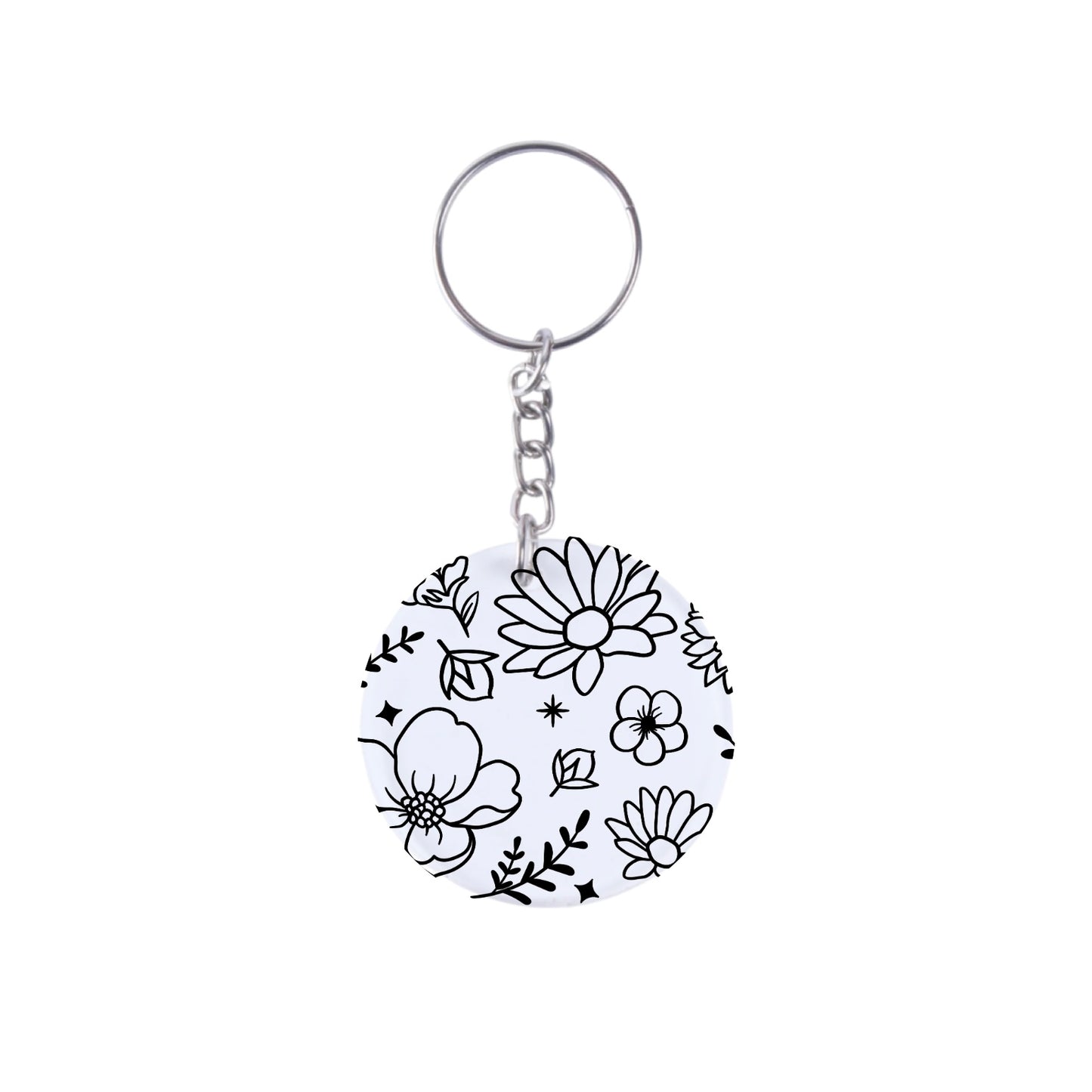 Intricate Flowers, Keychain