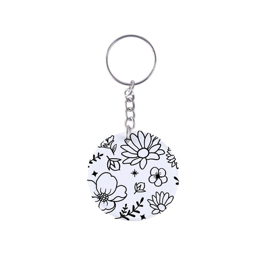 Intricate Flowers, Keychain