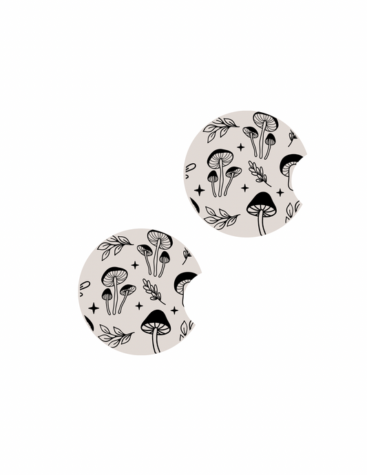 Black Mushrooms, Car Coaster