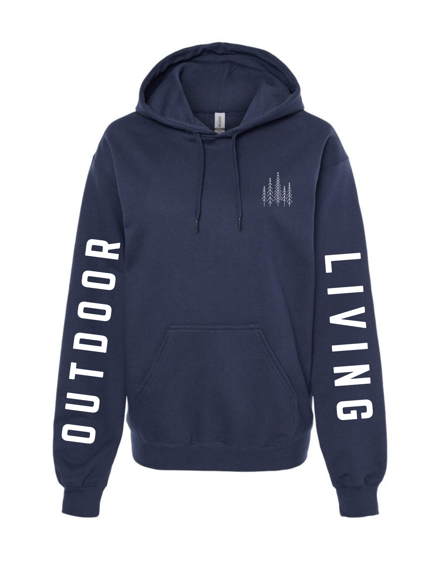 Outdoor Living Navy Hoodie
