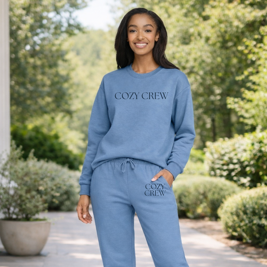 Cozy Crew Lounge Set, Stone Blue