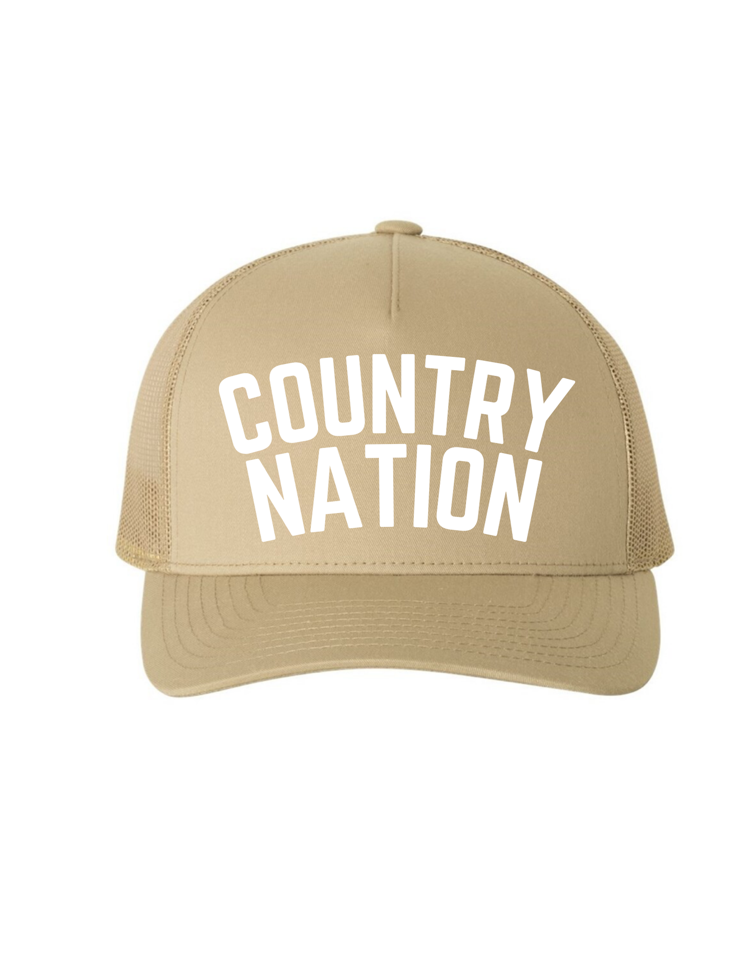 Country Nation Khaki Trucker Hat