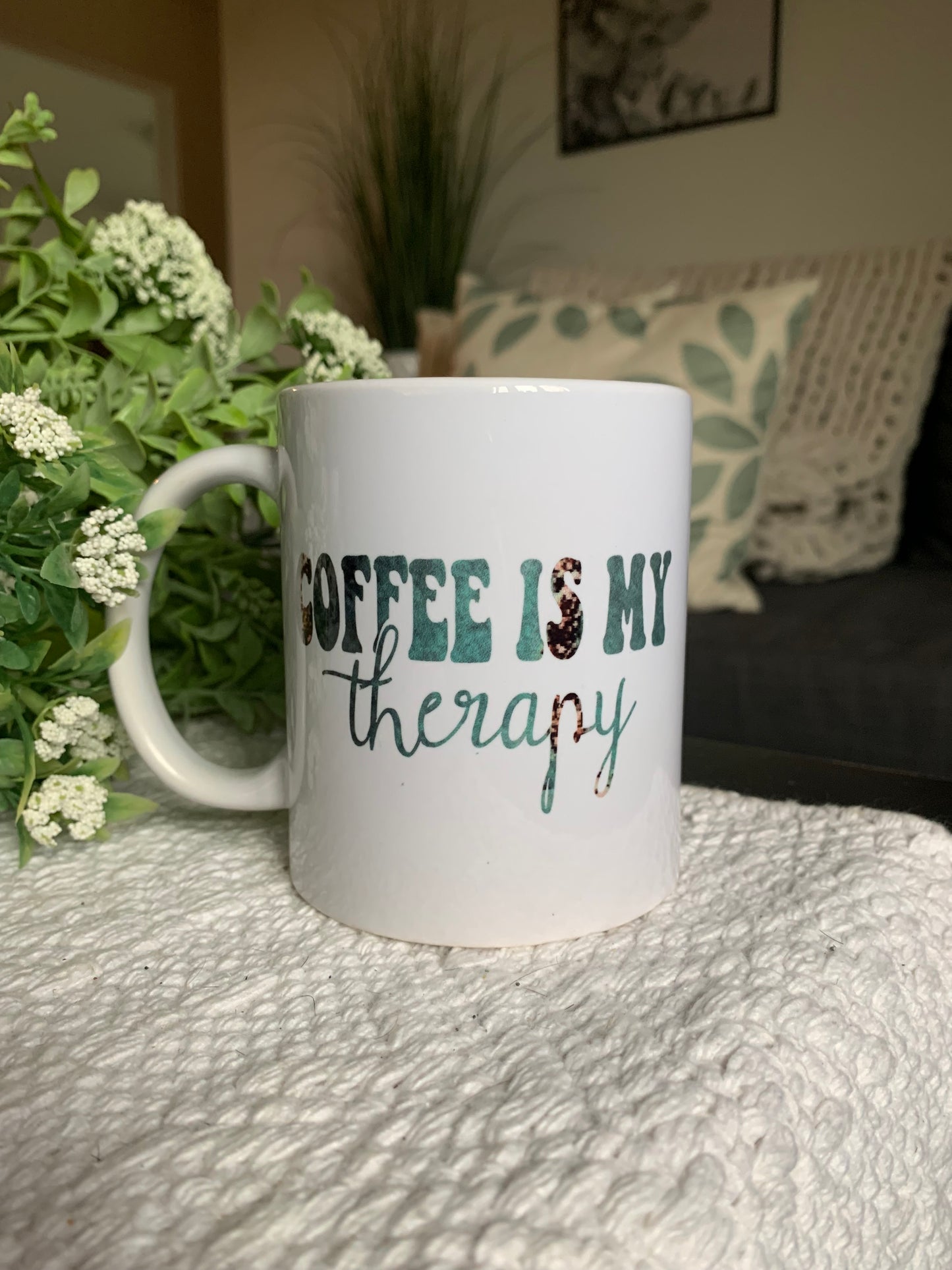 Coffee Is My Therapy, Mug
