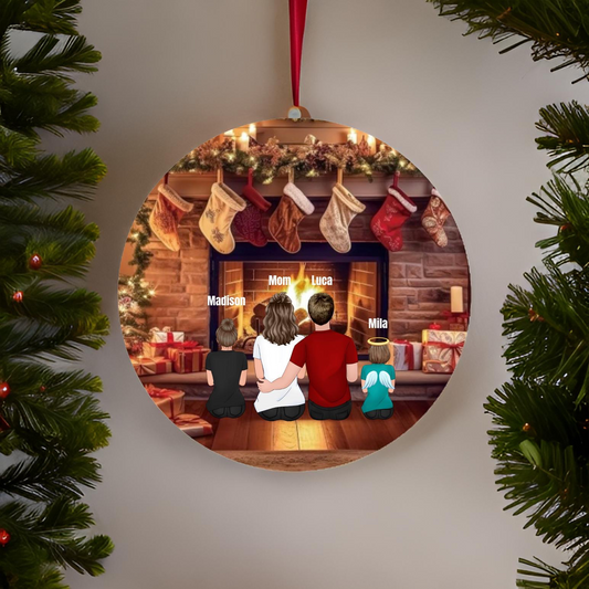 Memorial Fireplace Ornament