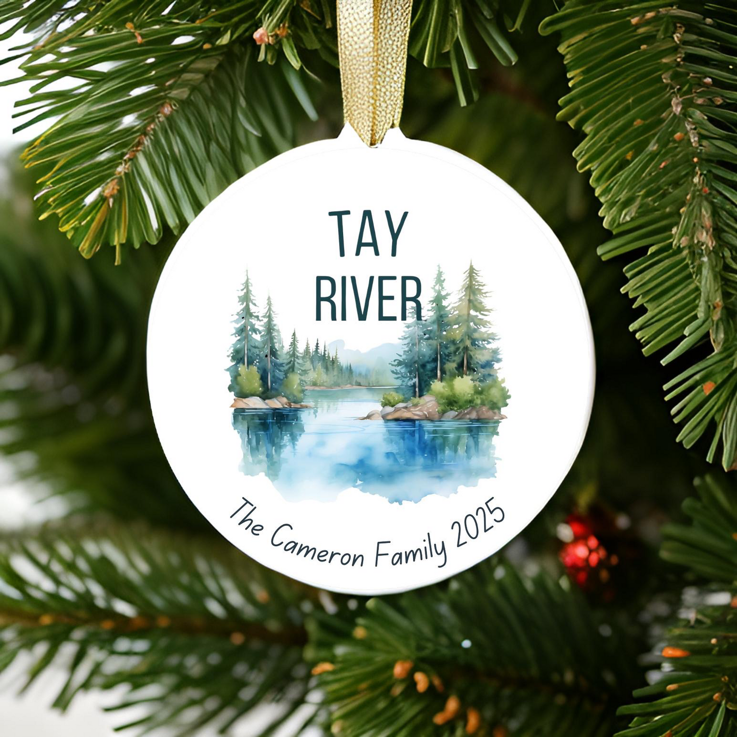 Cottage, Lake Ornament