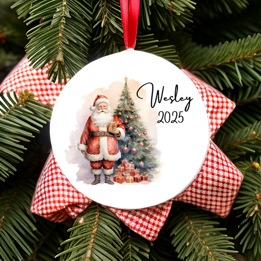 Santa Ornament