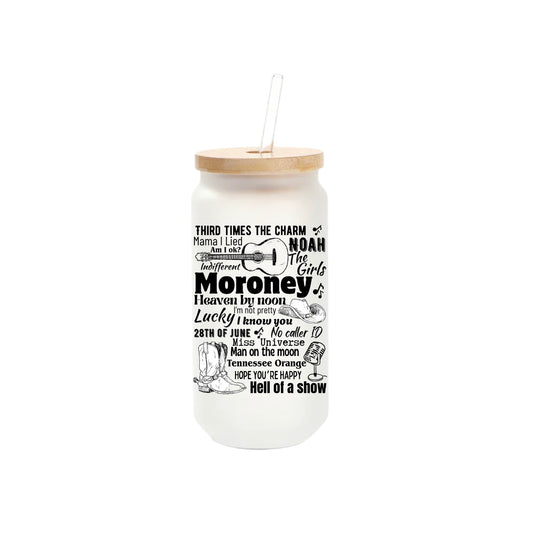 Megan Moroney, 16oz Frosted Glass Tumbler