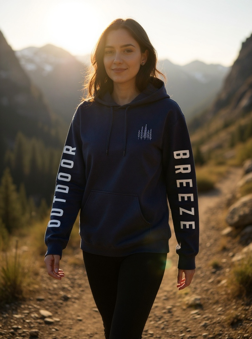 Outdoor Breeze Navy Hoodie