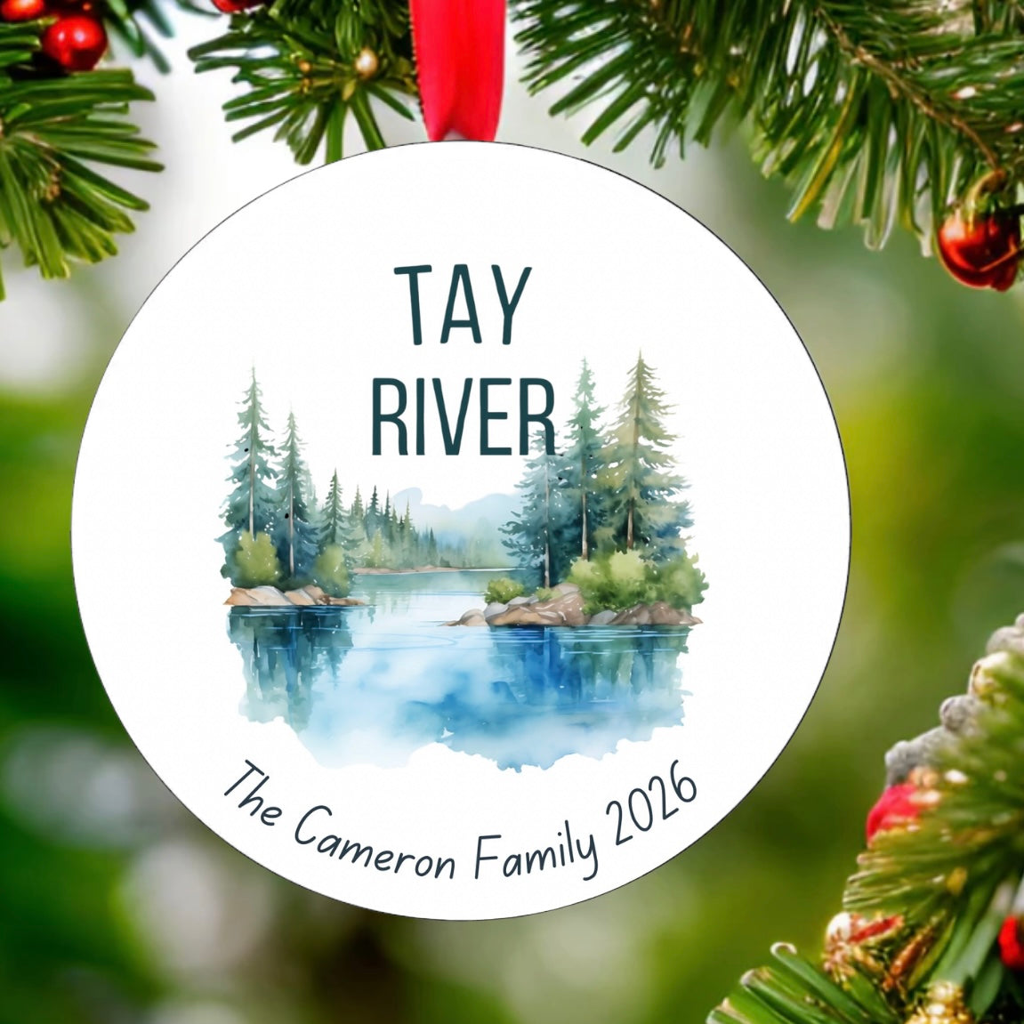 Cottage, Lake Ornament