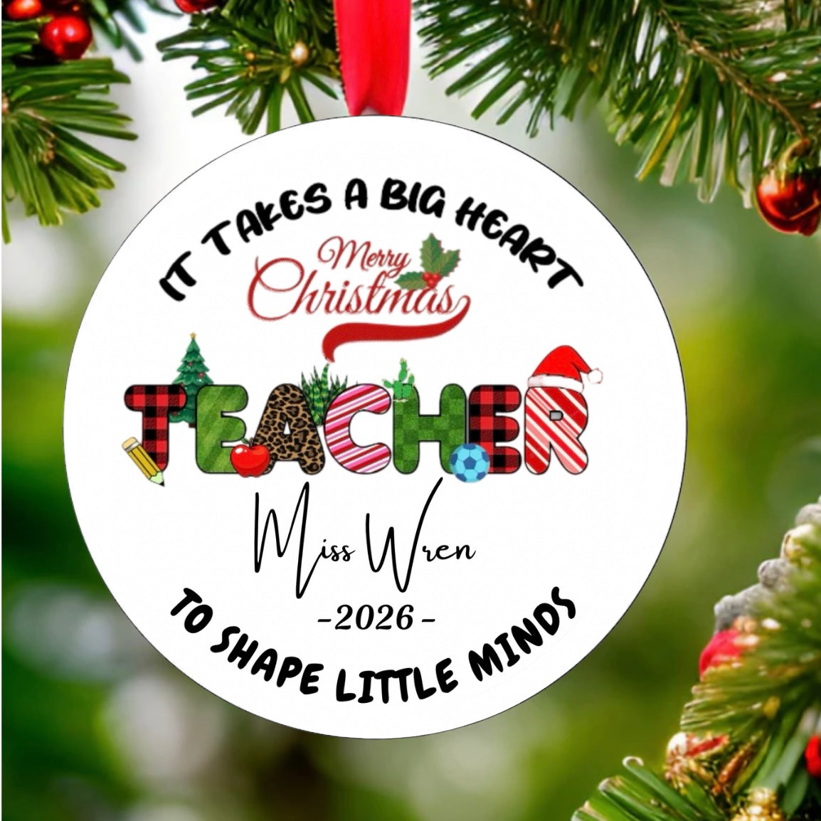 It Takes A Big Heart Ornament