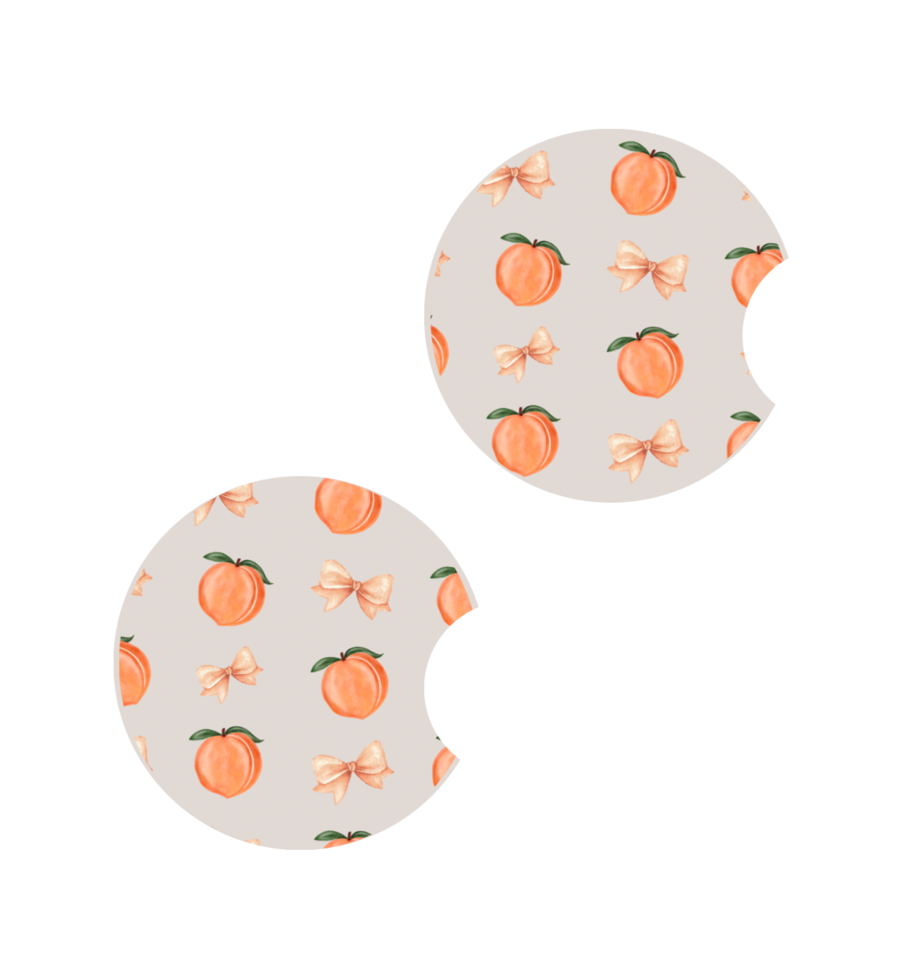 Bows + Peaches, Car Coaster