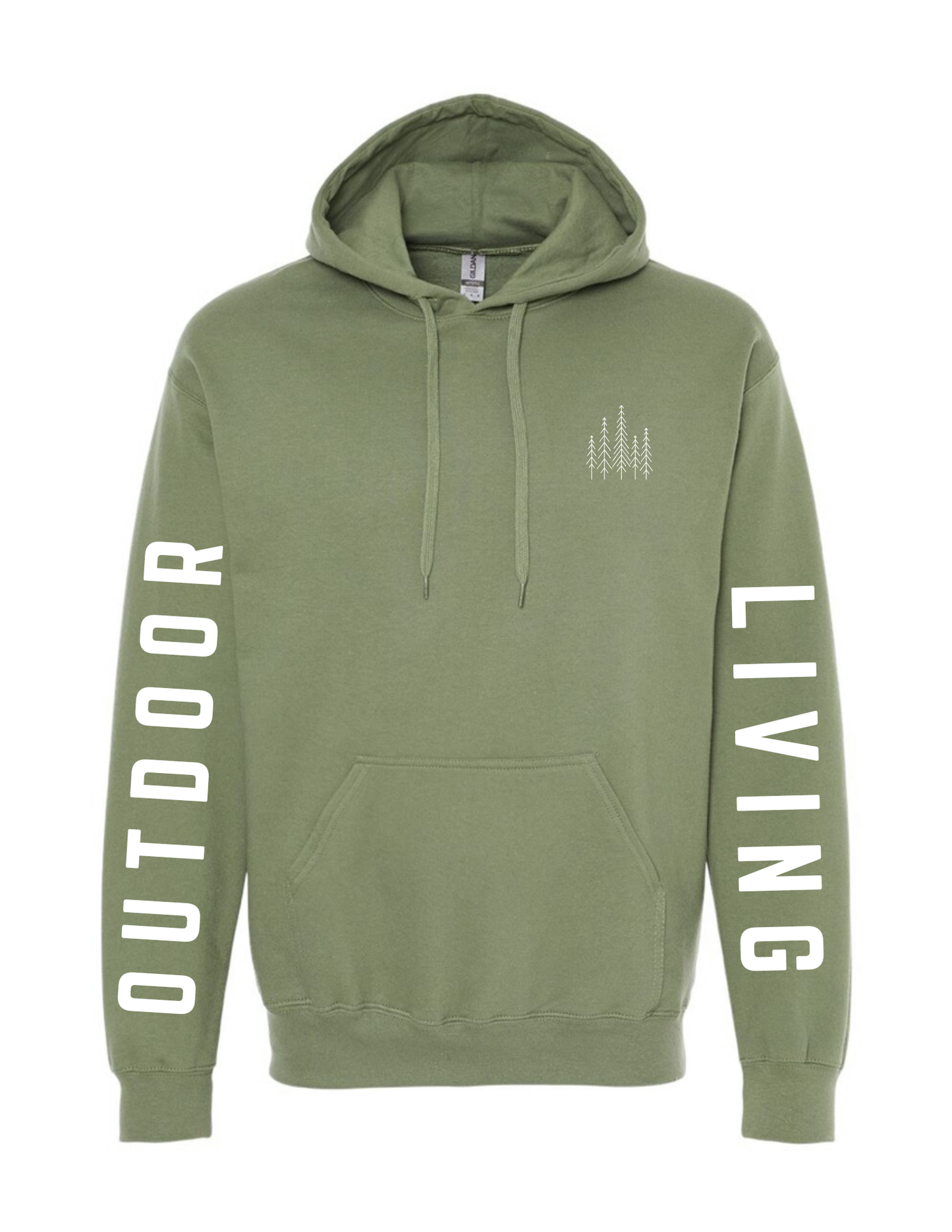 Outdoor Living Military Green Hoodie