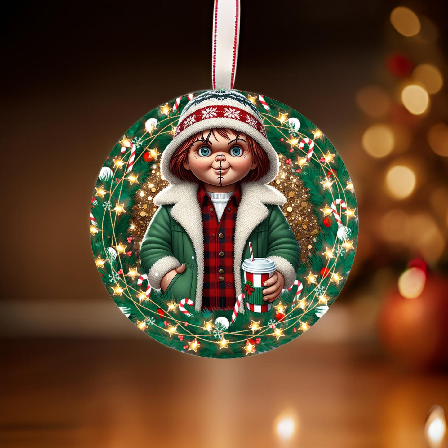 Horror Christmas Ornament