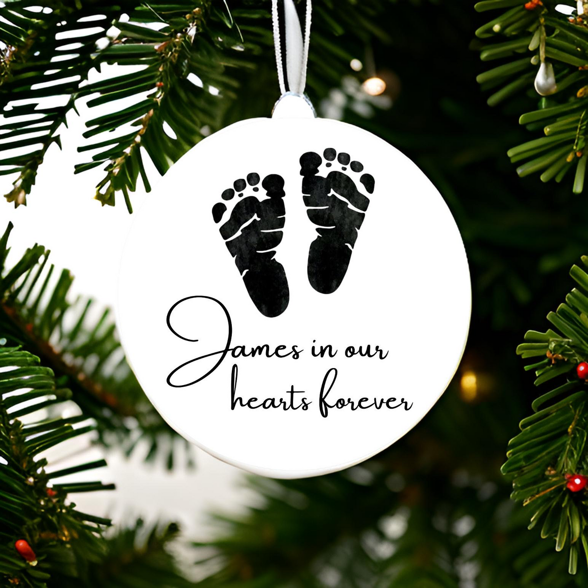 Footprints In Heaven Ornament