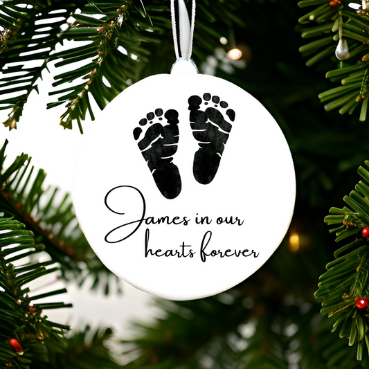 Footprints In Heaven Ornament