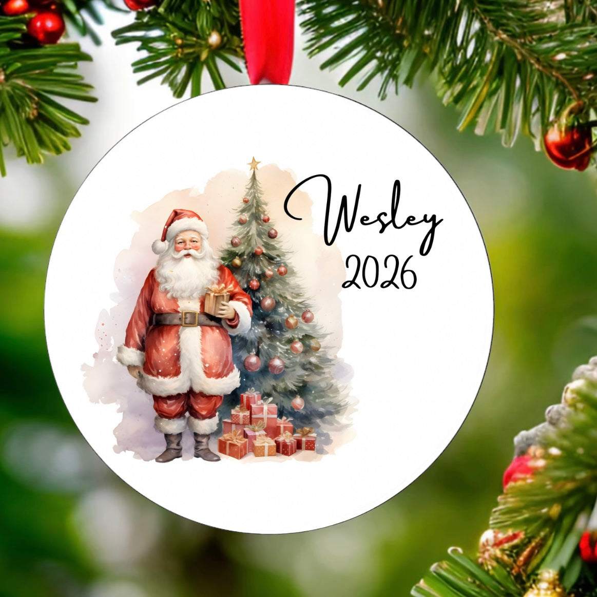Santa Ornament