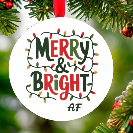 Merry And Bright Ornament