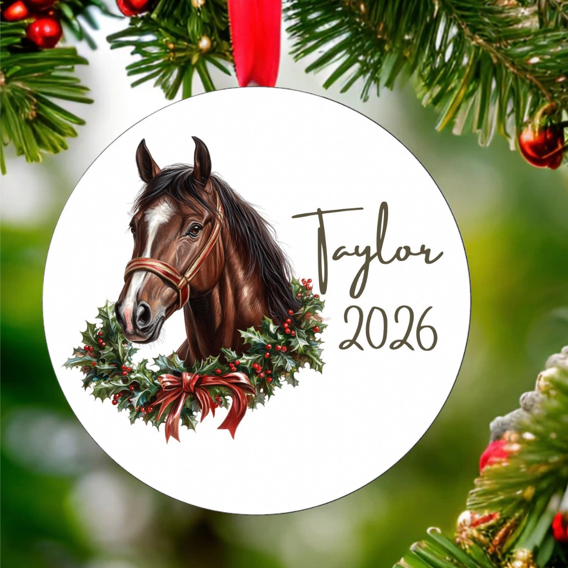 Brown Horse Ornament